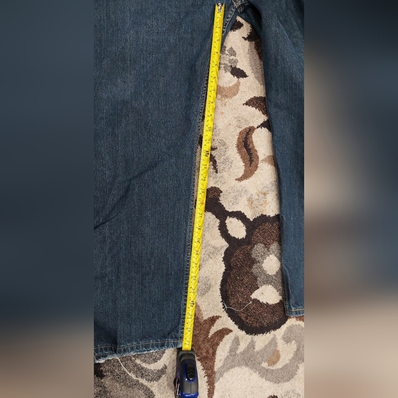 Levis 559 Jeans Relaxed Straight Leg Denim Blue Pants Dark Wash Men Size 48x28 - Picture 9 of 9